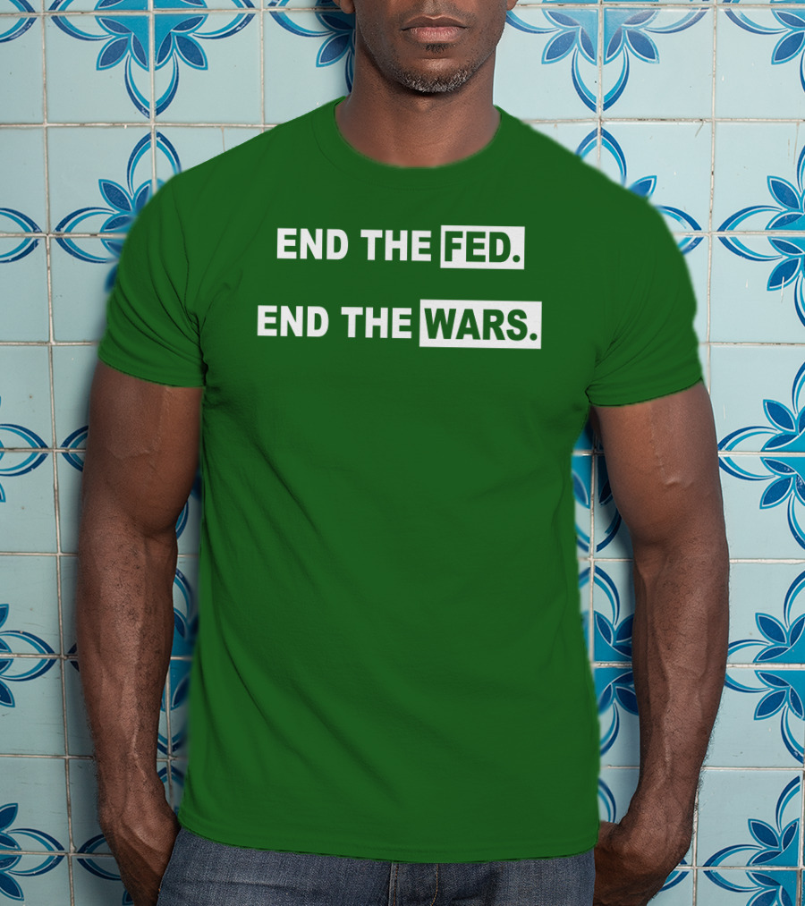 End The Fed End The Wars Shmichard Schmerez T-Shirt