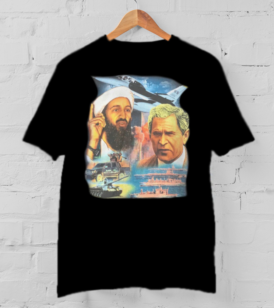 Illusive Music Merch Pure Evil Gas Station Featuring Political Figures And Military T-Shirt