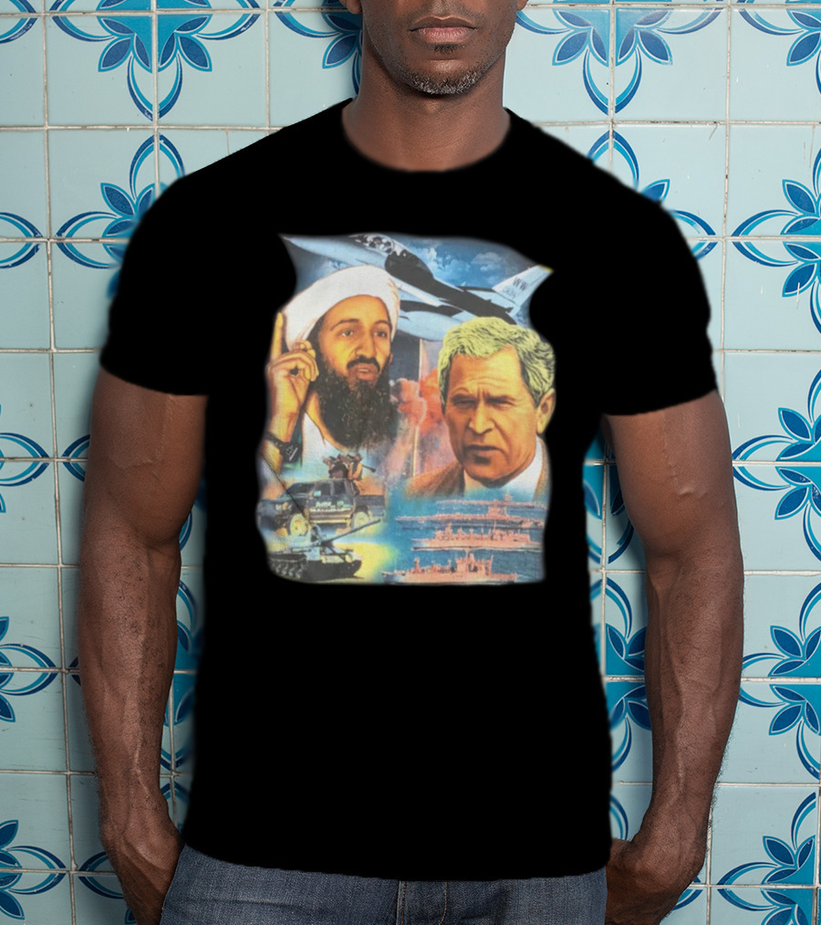 Illusive Music Merch Pure Evil Gas Station Featuring Political Figures And Military T-Shirt
