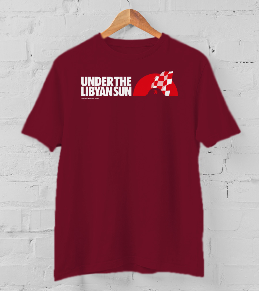 Ste Hoare Under The Libyan Sun Racing Checkered Flag T-Shirt