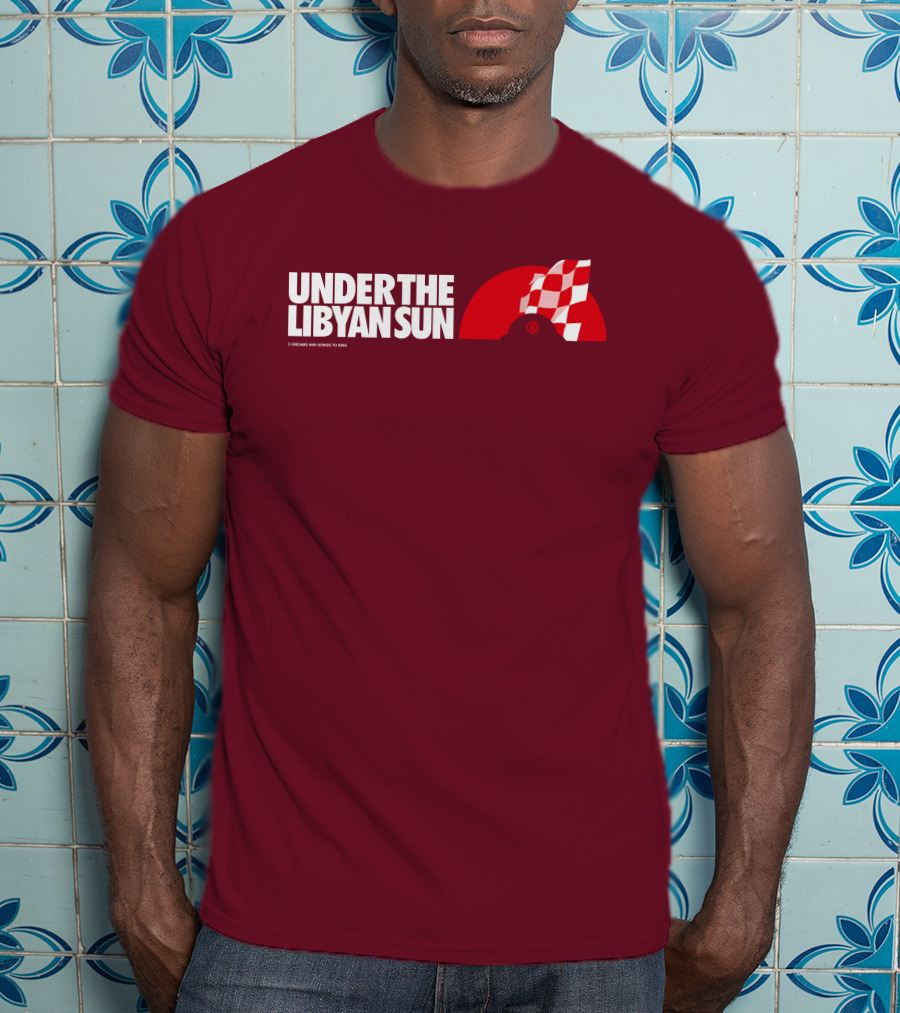 Ste Hoare Under The Libyan Sun Racing Checkered Flag T-Shirt