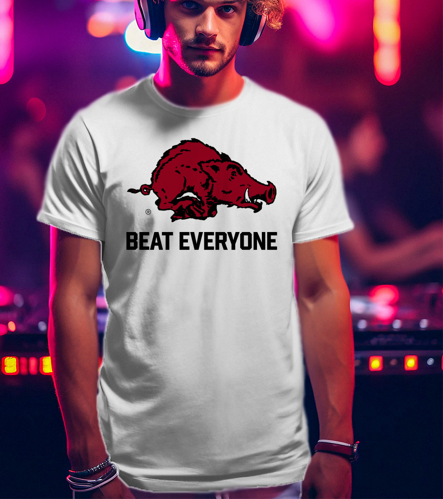Beat Everyone Razorback Football T-Shirt