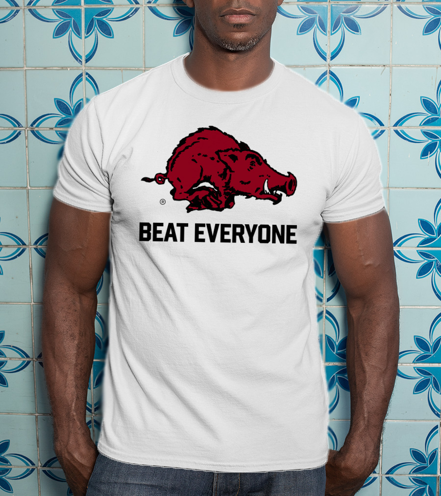 Beat Everyone Razorback Football T-Shirt