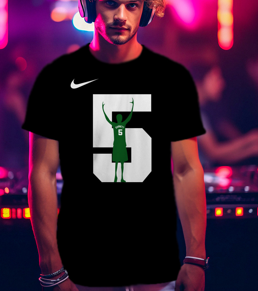 Kevin Garnett 5 Celtics NBC Sports Boston Honor T-Shirt