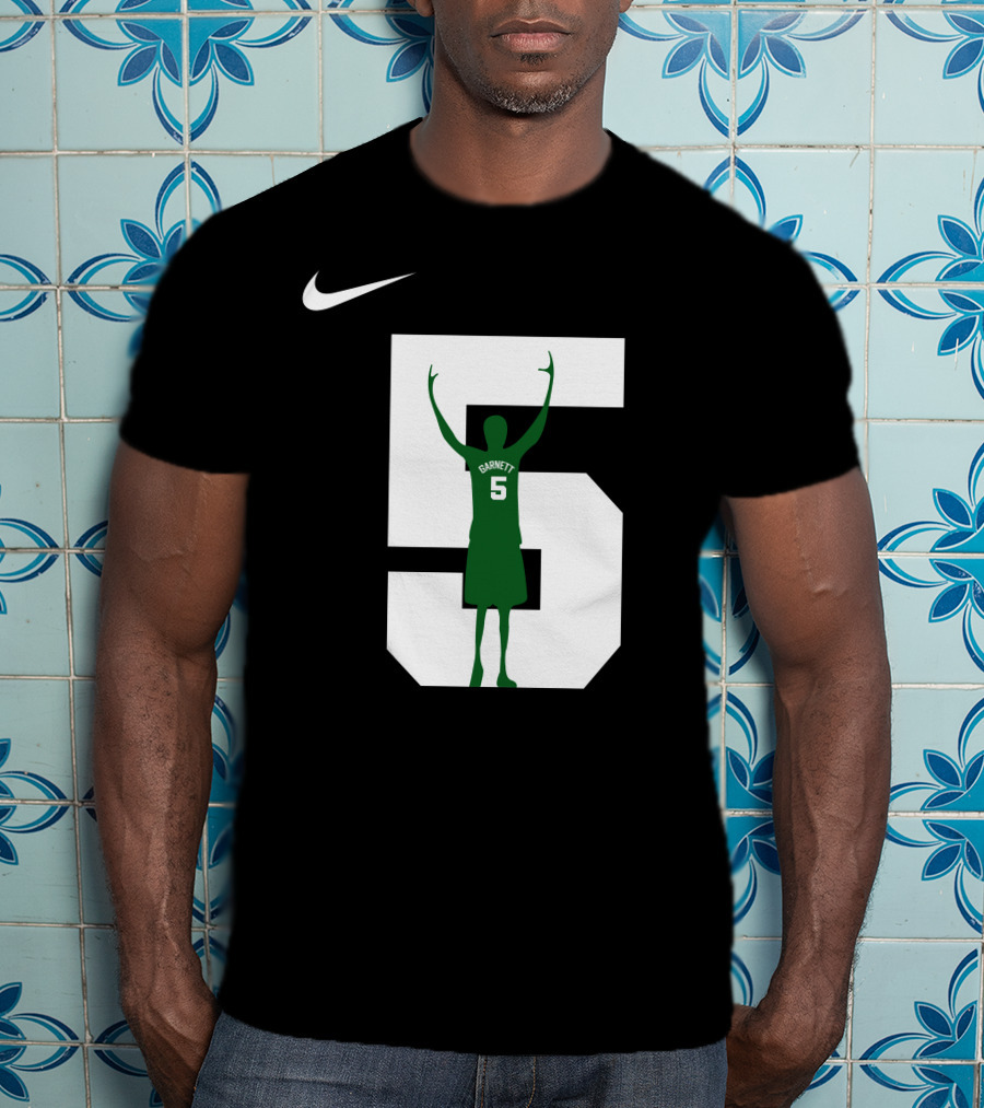 Kevin Garnett 5 Celtics NBC Sports Boston Honor T-Shirt