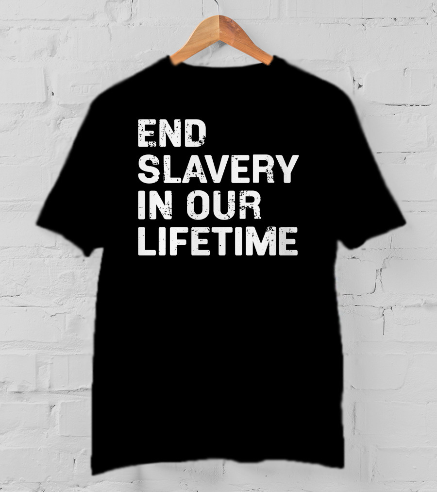 End Slavery In Our Lifetime Adam Wainwright Grace Covenant Church T-Shirt