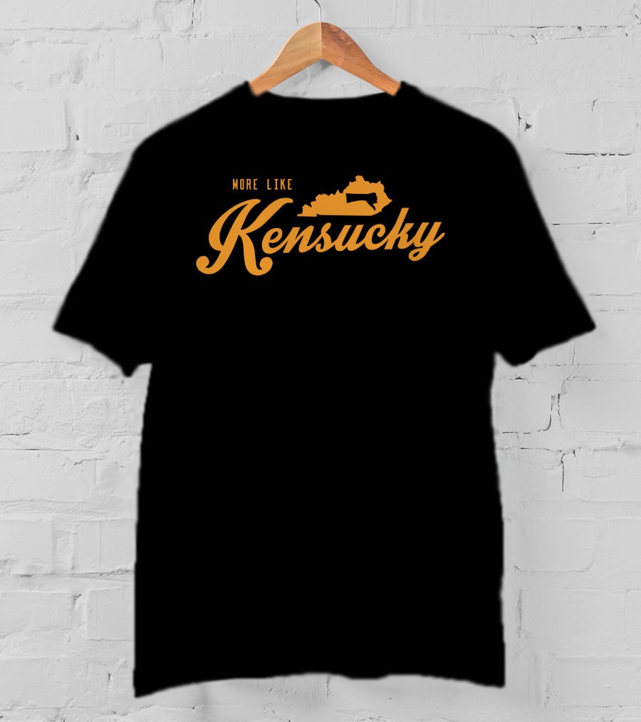 Sweetasamink More Like Kensucky Kentucky State Shape T-Shirt
