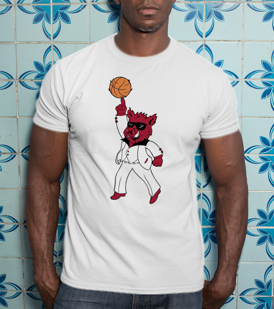 Merch Dancing Hog Basketball Arkansas T-Shirt
