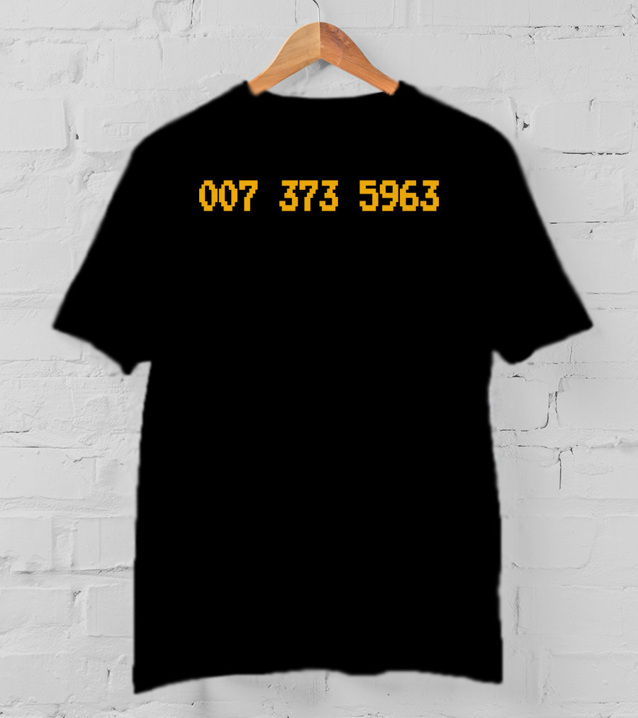 007 373 5963 Code Retro Gaming Reference T-Shirt