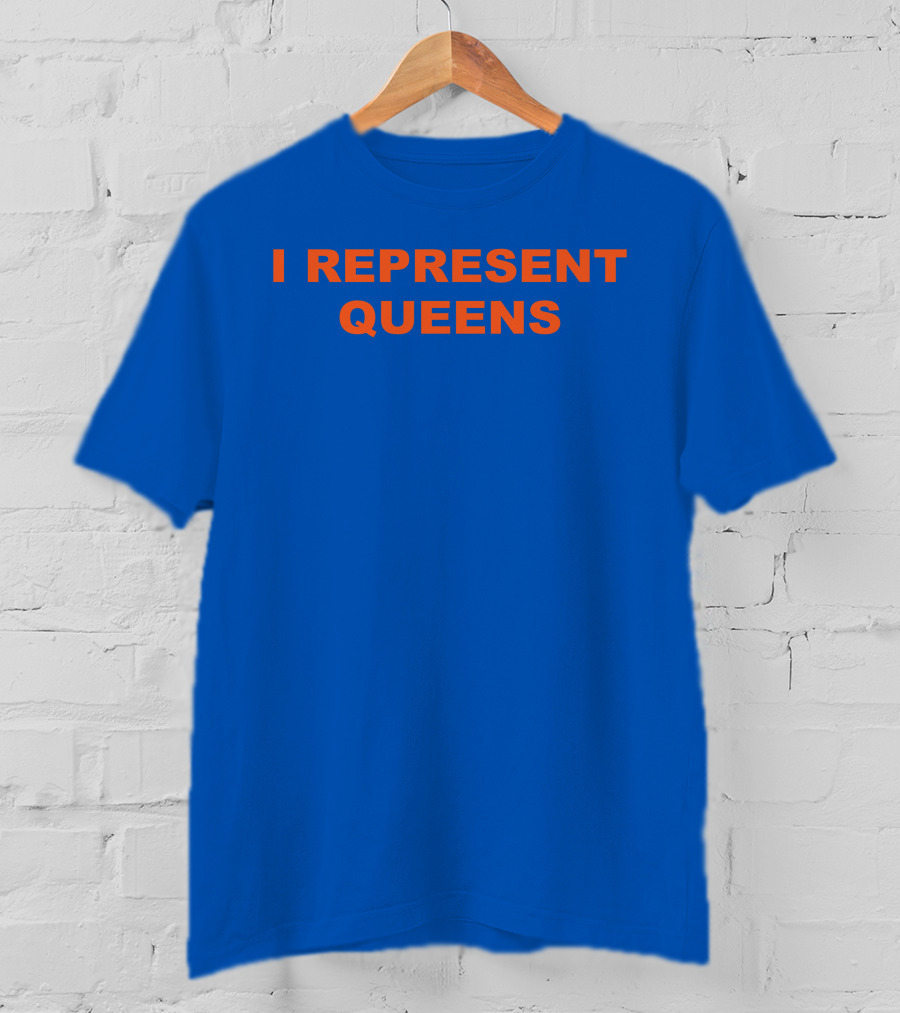 La Maison Gaga Rockthebells I Represent Queens Blue T-Shirt