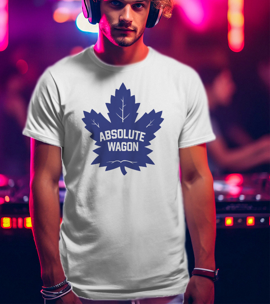 Spittin' Chiclets Merchandise Absolute Wagon Maple Leaf T-Shirt