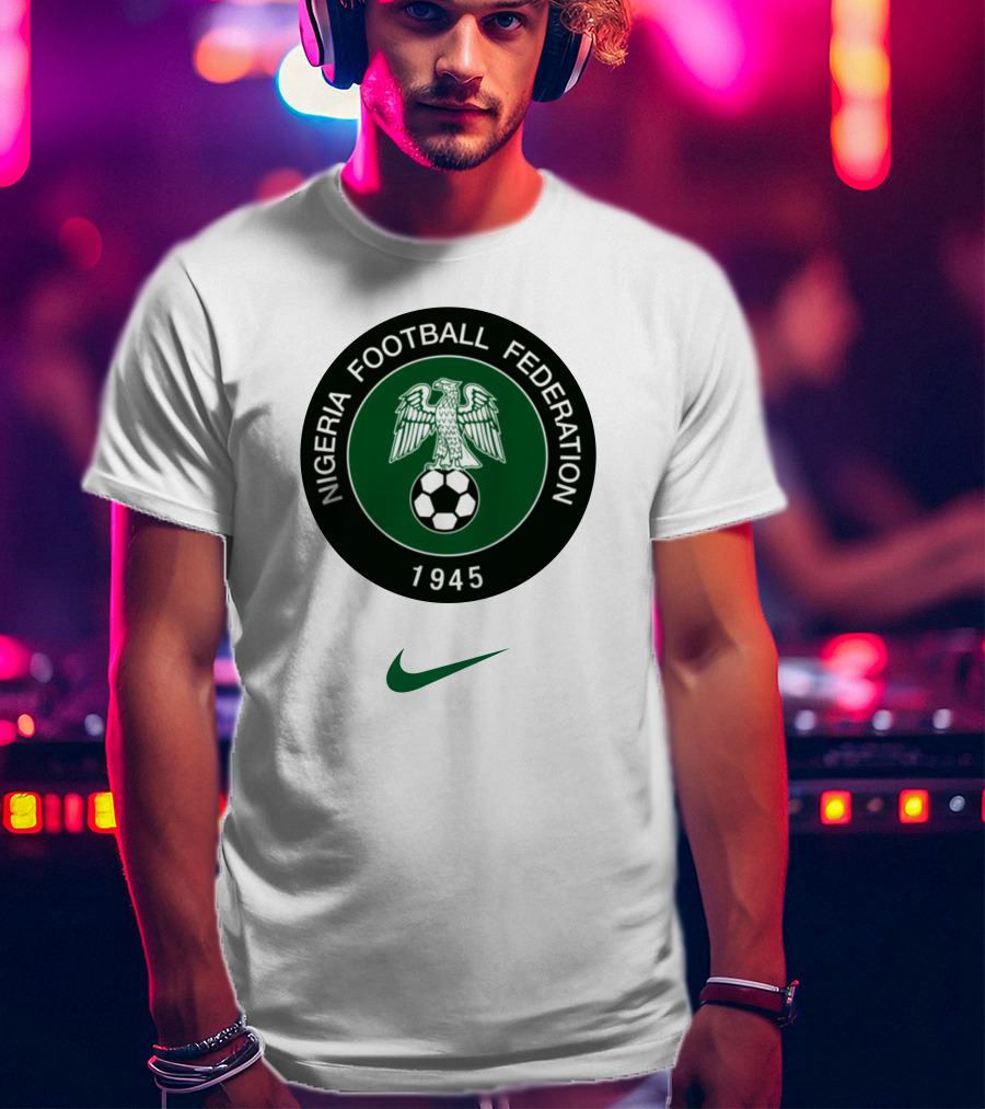 Fast Track Nigeria Football Federation 1945 Super Eagles Crest T-Shirt
