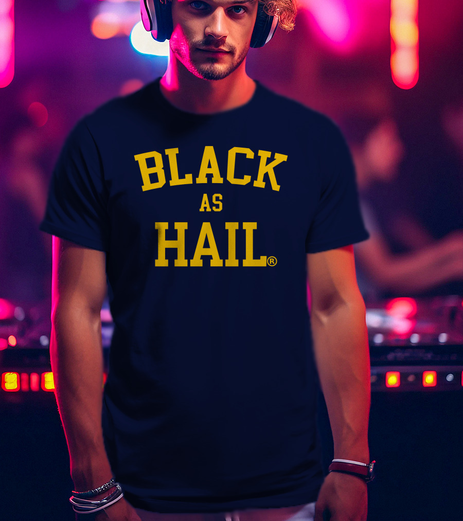 Jalen Rose Black As Hail Zach Shaw Sports T-Shirt