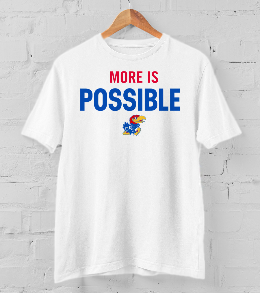 More Is Possible Kansas Jayhawks Team Golf NCAA KU T-Shirt