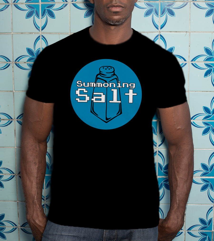 Summoning Salt Retro Gaming Icon With Pixel Art Salt Shaker T-Shirt