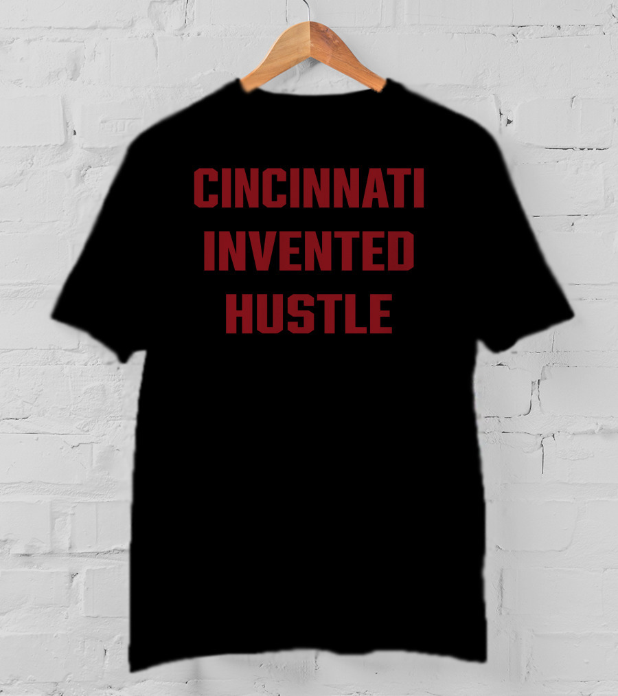 Homage Merch Cincinnati Invented Hustle T-Shirt