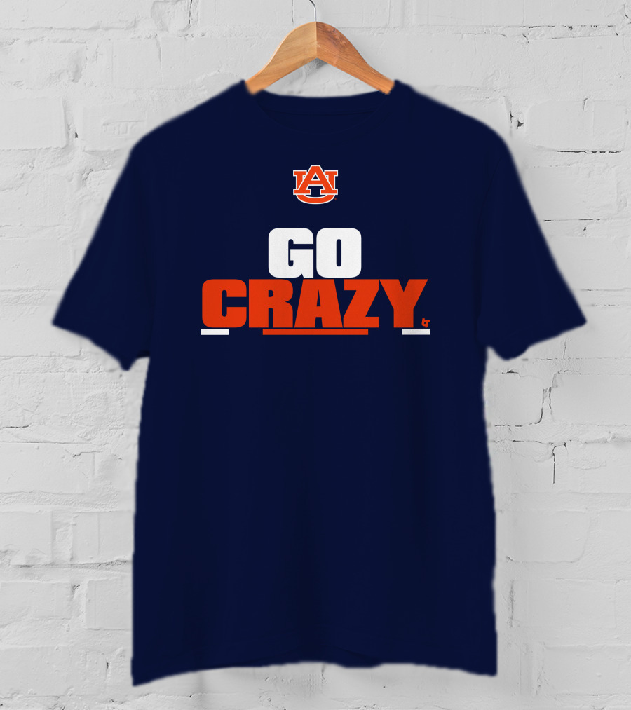 Auburn Football Go Crazy T-Shirt