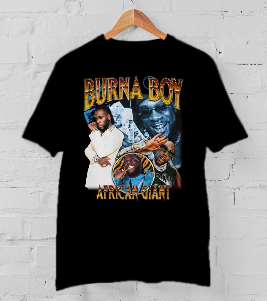 Burna Boy African Giant Sparkboyzco Merch T-Shirt