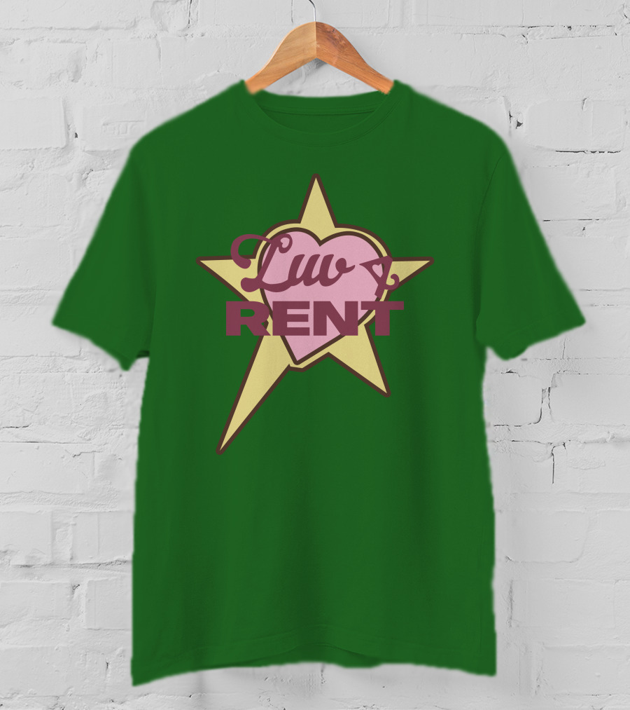 Smino Luv 4 Rent Pink Heart Star T-Shirt