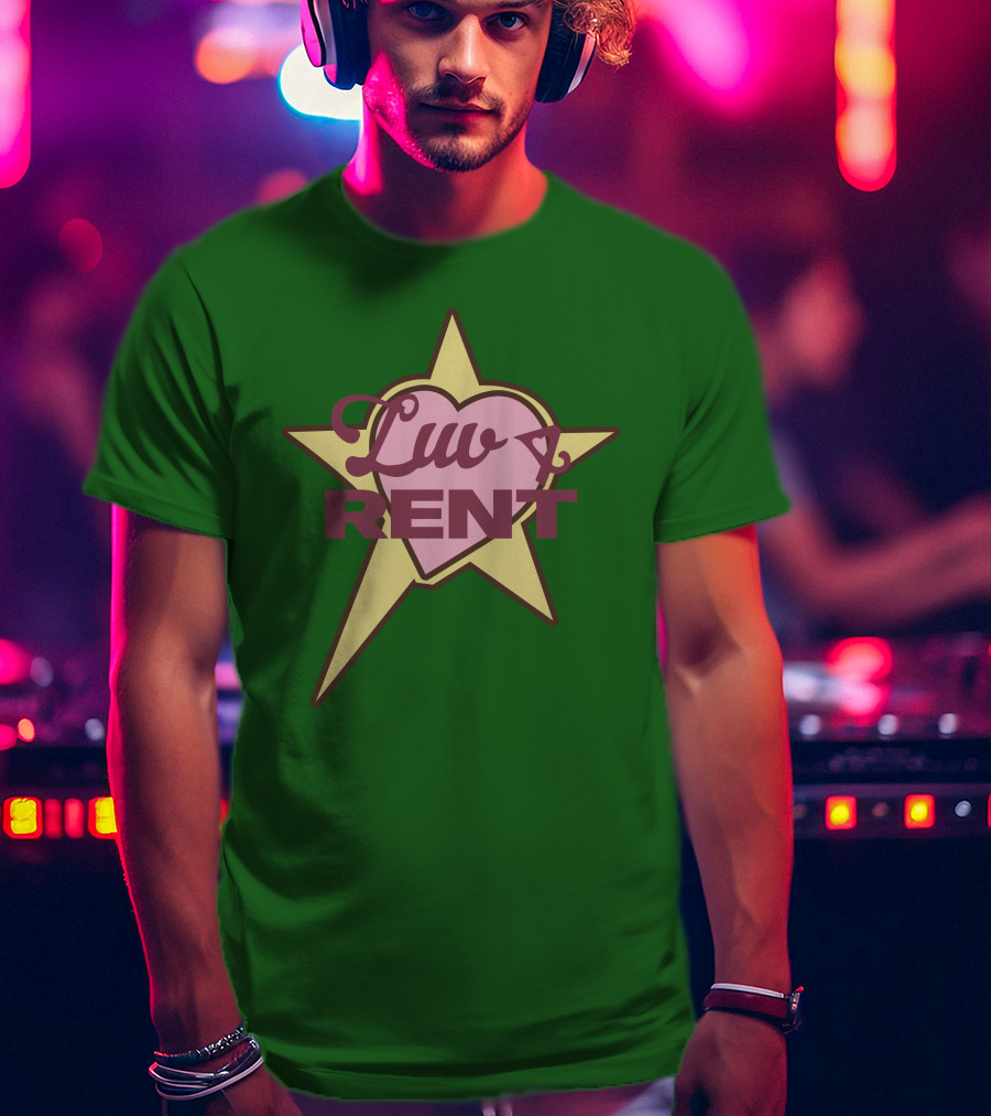 Smino Luv 4 Rent Pink Heart Star T-Shirt