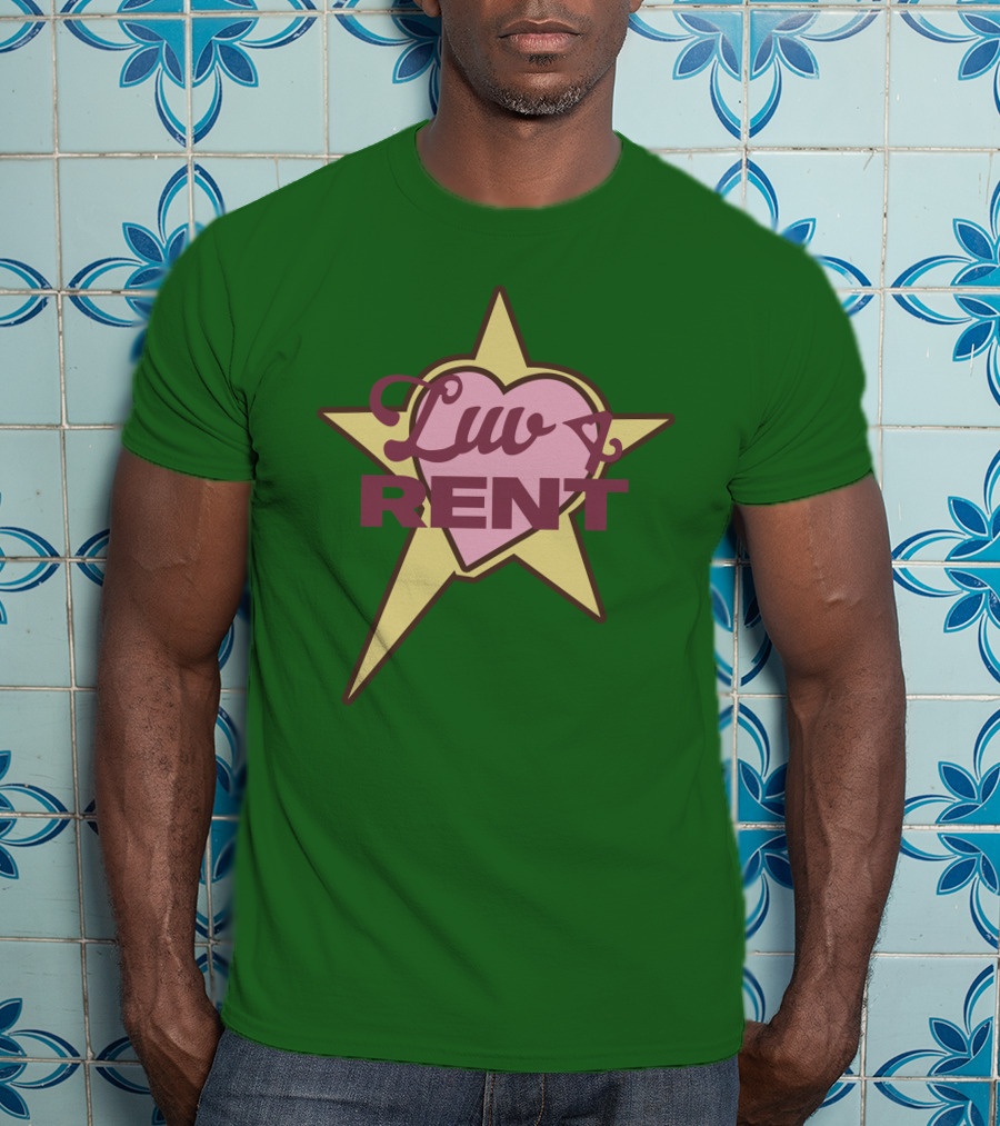 Smino Luv 4 Rent Pink Heart Star T-Shirt