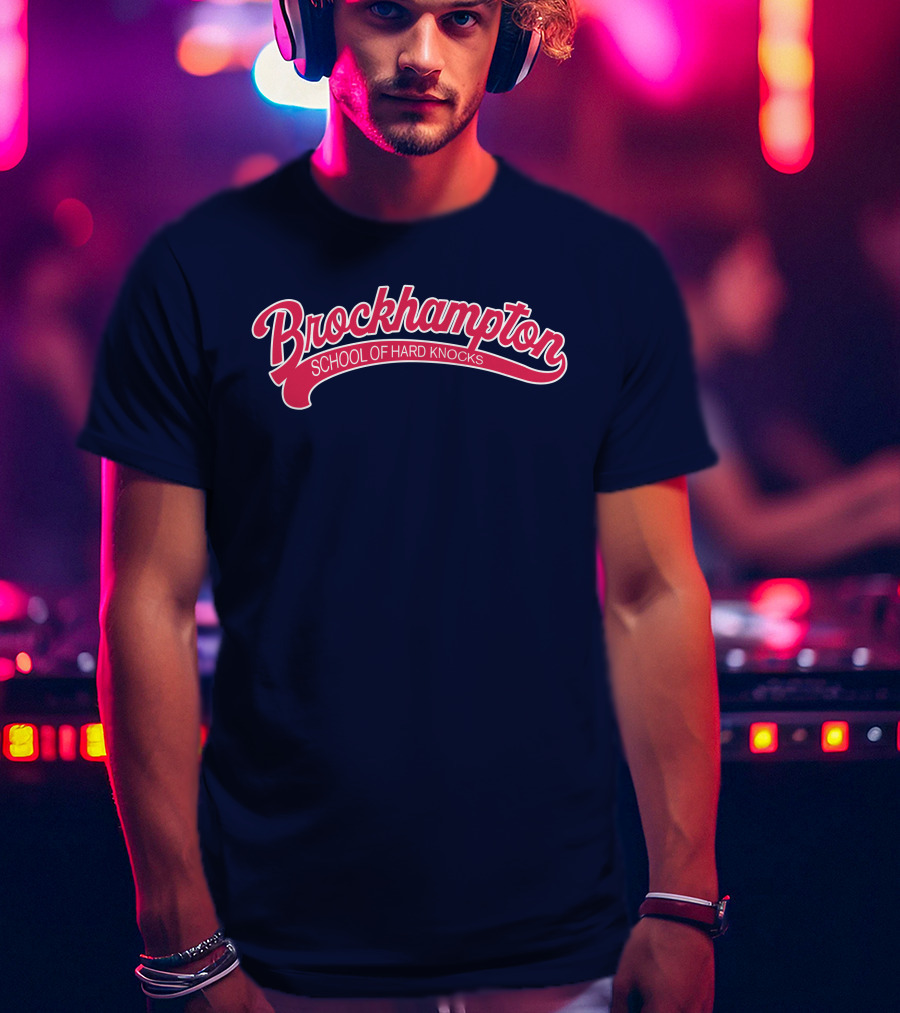 Brockhampton School Of Hard Knocks Retro Script T-Shirt