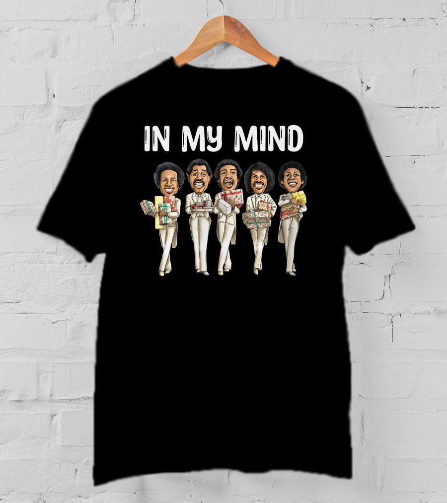 Dj R-Tistic Blackest Christmas Commodores In My Mind T-Shirt
