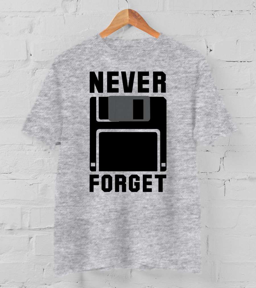 Jack Forge Never Forget Floppy Disk T-Shirt