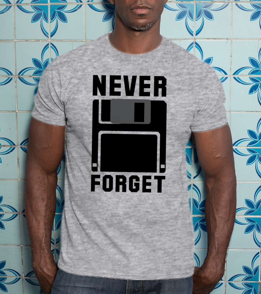 Jack Forge Never Forget Floppy Disk T-Shirt