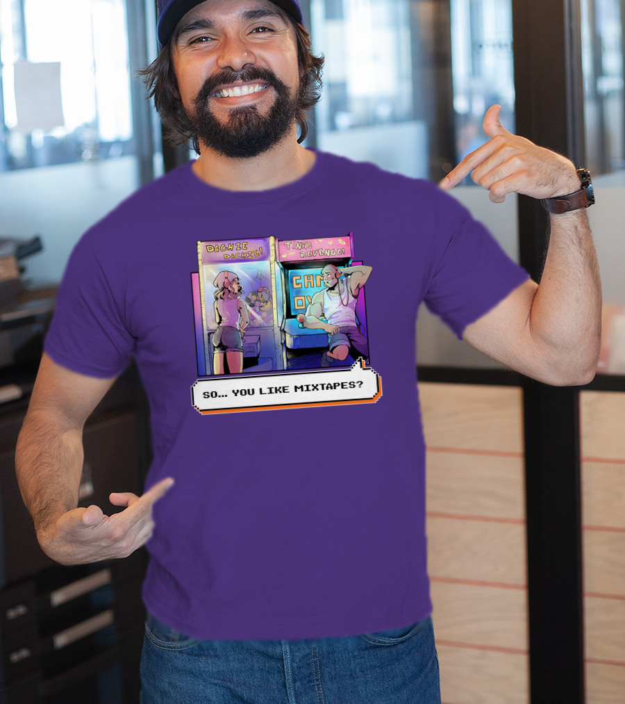 Dashiexp Arcade Dachie Game Over Tina's Revenge So You Like Mixtapes T-Shirt