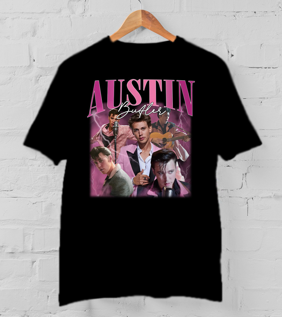Pretty Basic Podcast Austin Butler Elvis T-Shirt