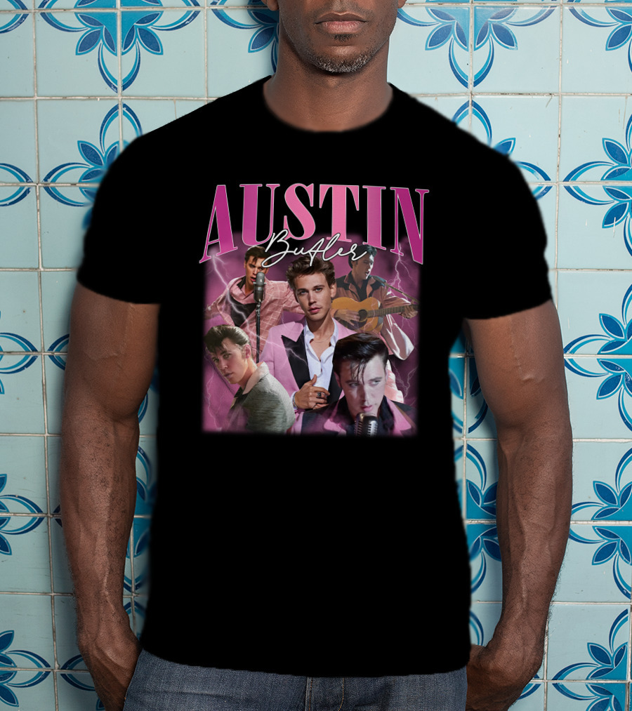 Pretty Basic Podcast Austin Butler Elvis T-Shirt