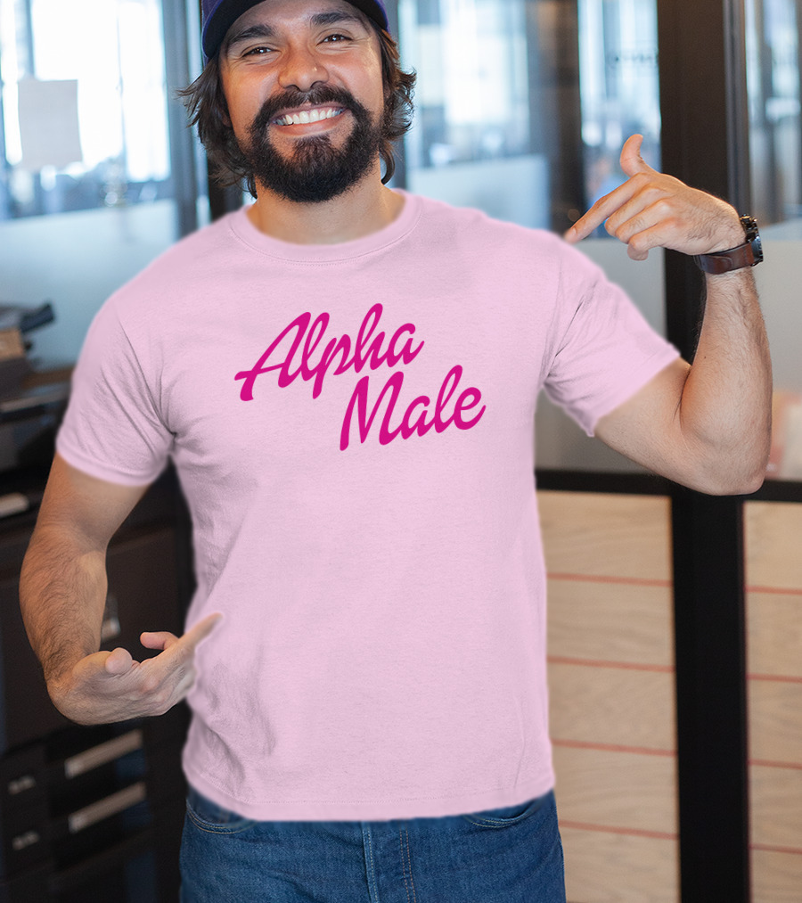 Alpha Male Brys Online Bryson Pink T-Shirt