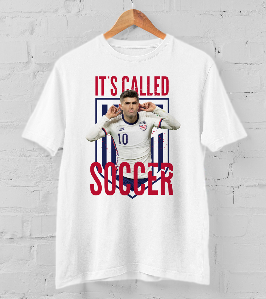Christian Pulisic It's Called Soccer USA Soccer 10 Jersey T-Shirt