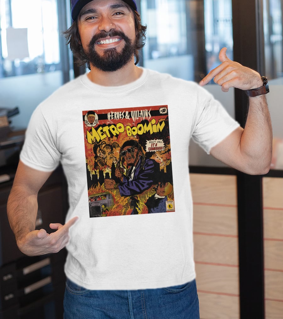Heroes And Villains Metro Boomin Don't Call It A Comeback Comic T-Shirt