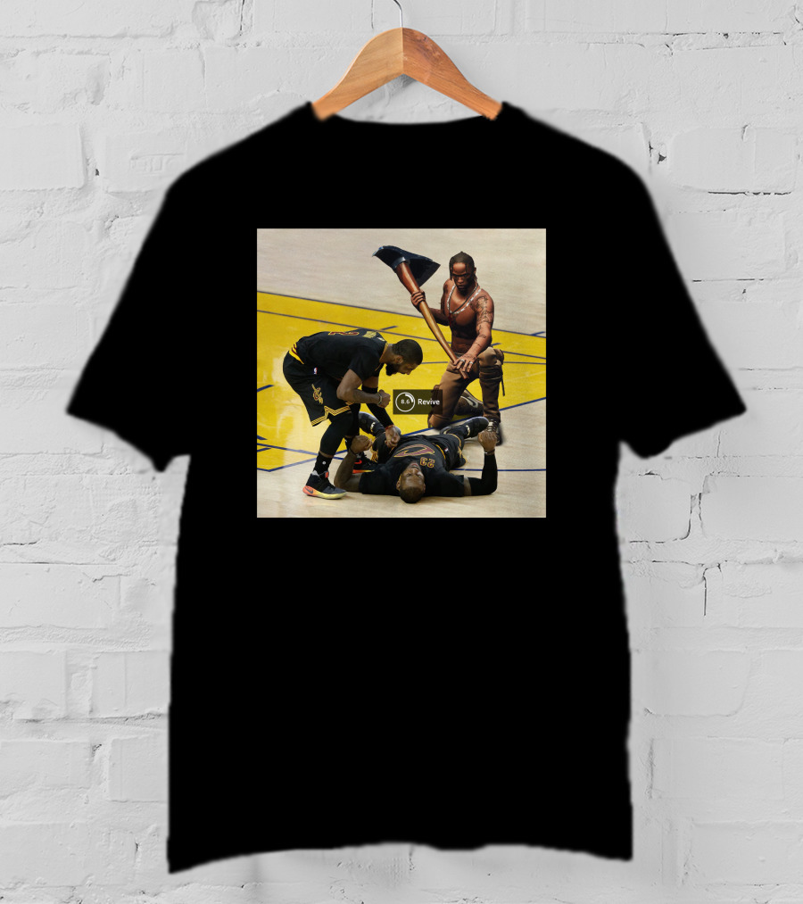 Revive Cleveland Basketball Courtside Gaming Fusion T-Shirt