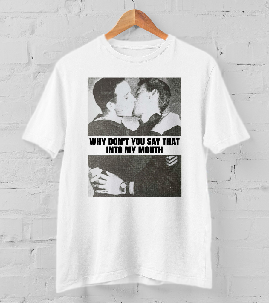 Why Don't You Say That Into My Mouth Frank Iero Must Die T-Shirt