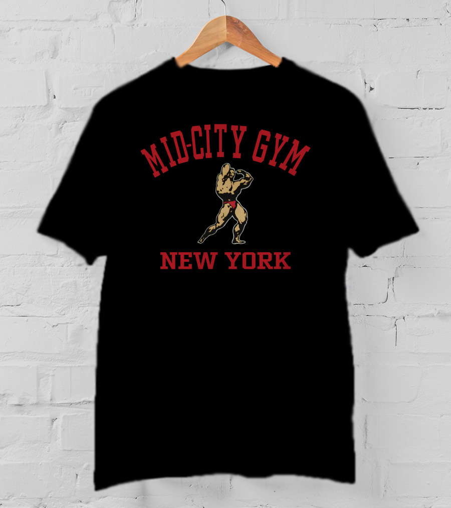 Mid-City Gym New York Bodybuilder Joe Rogan T-Shirt