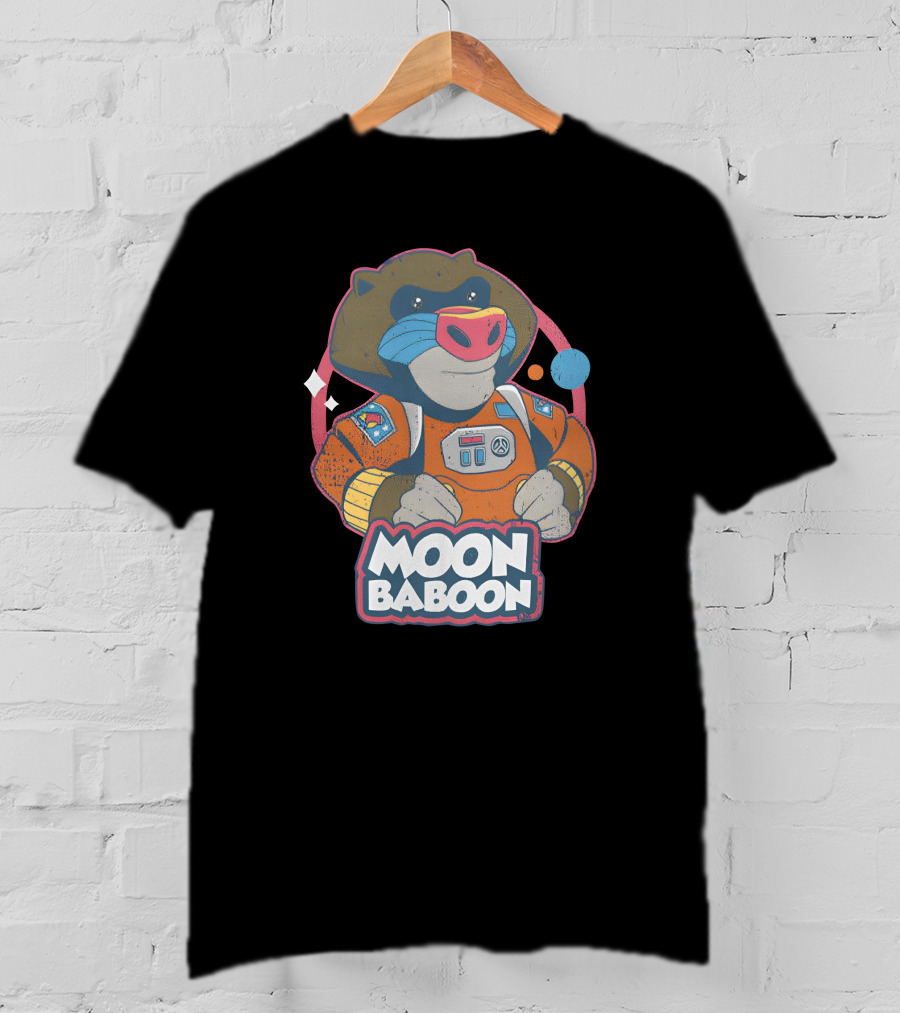 Wario64 It Takes Two Merch Moon Baboon Astronaut T-Shirt