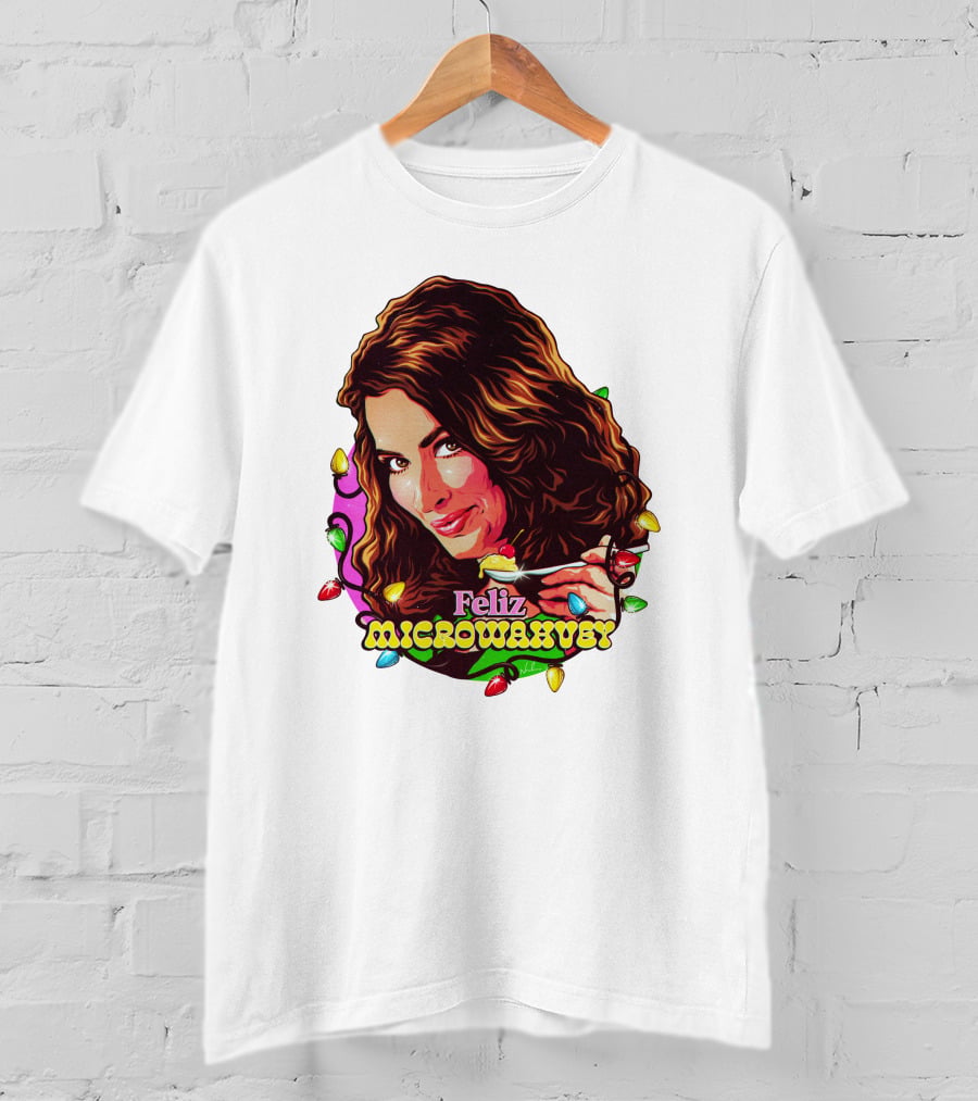 Nordacious Feliz Microwahvey Christmas Lights T-Shirt