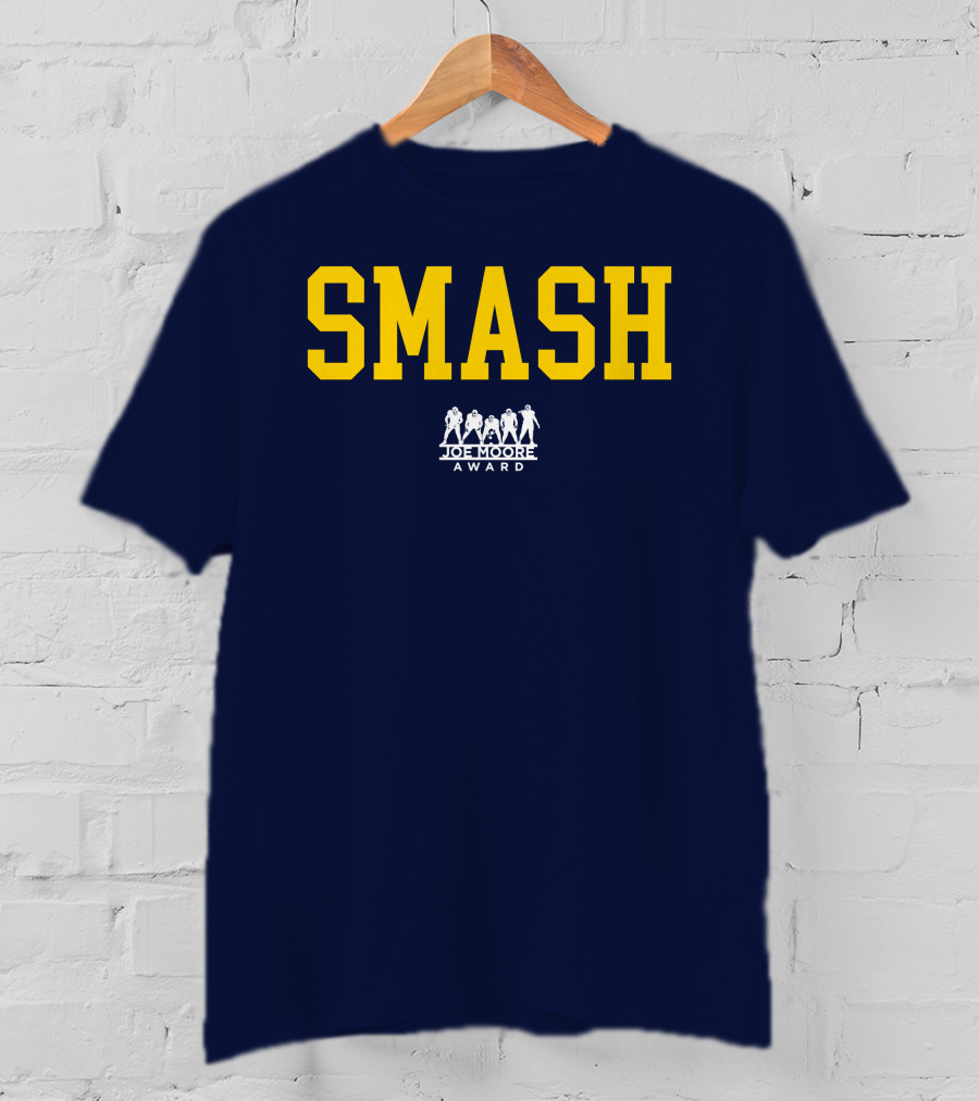 Michigan Football Smash Joe Moore Award T-Shirt