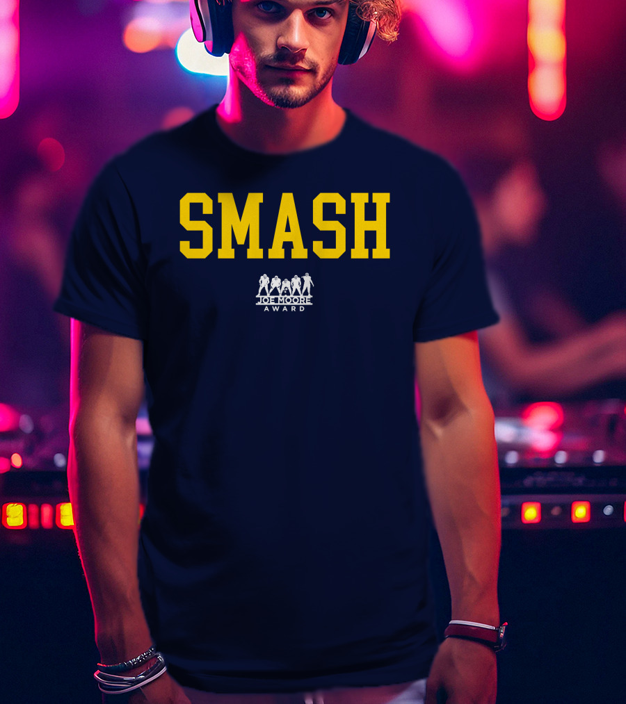 Michigan Football Smash Joe Moore Award T-Shirt
