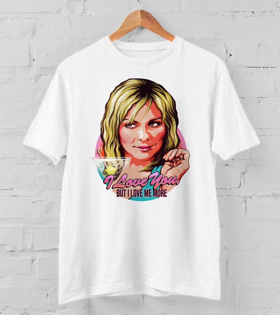 Nordacious Samantha Jones I Love You But I Love Me More Martini T-Shirt