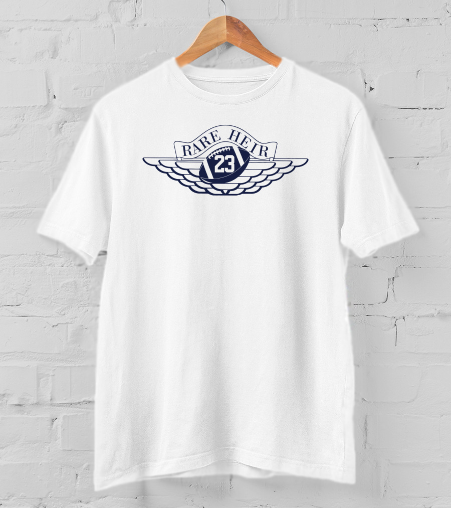 Go Blue Rare Heir 23 Michigan Football Wings Banner T-Shirt