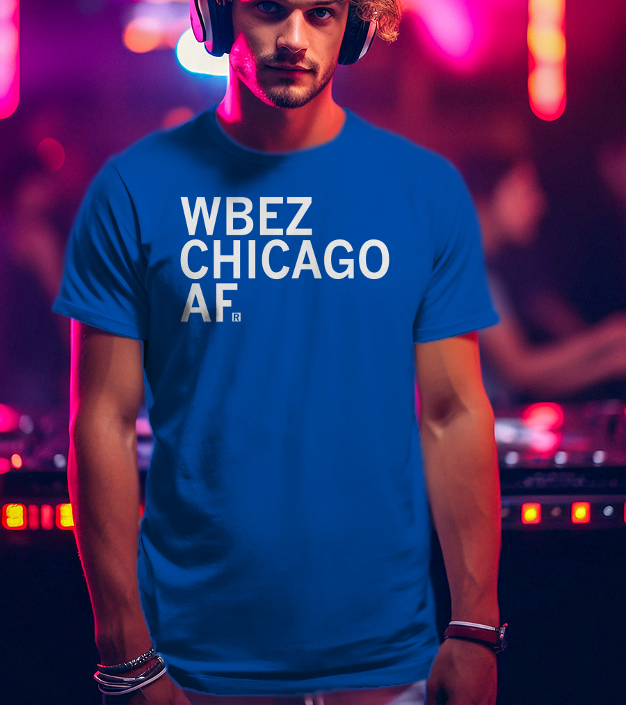 WBEZ Chicago AF Raygun T-Shirt