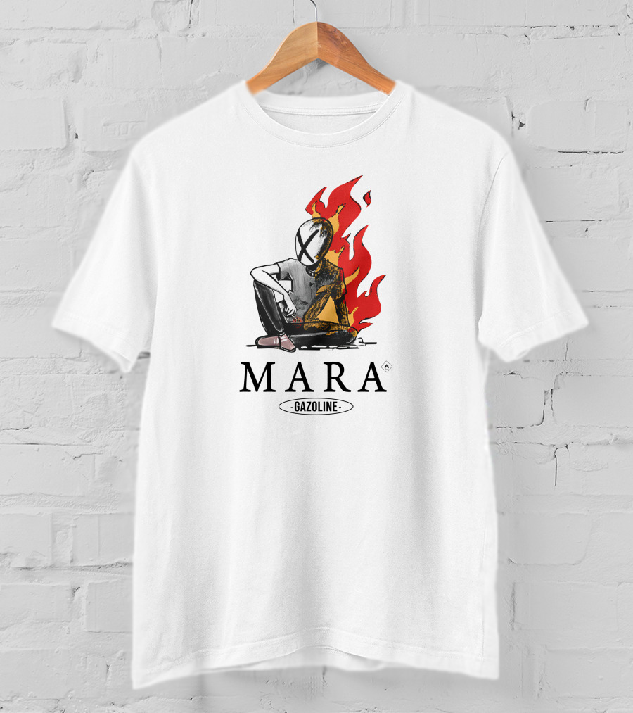 Mara Gazoline Flames Character T-Shirt