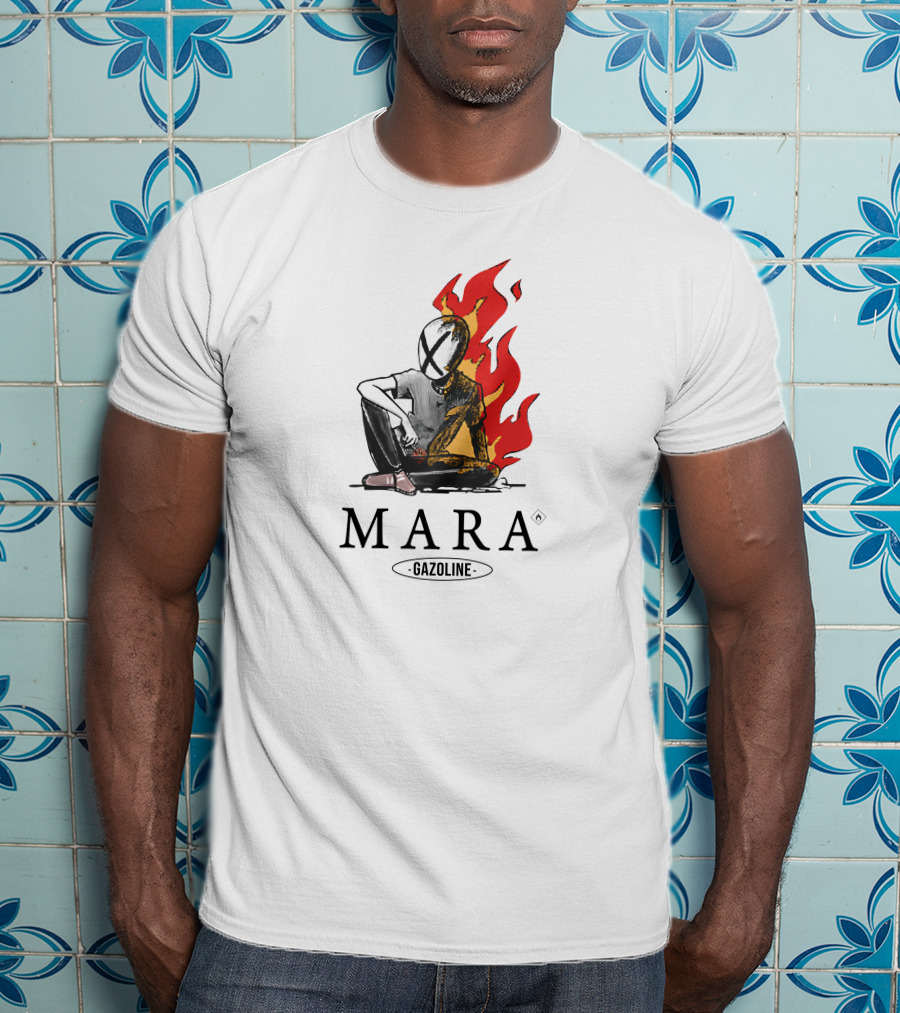 Mara Gazoline Flames Character T-Shirt