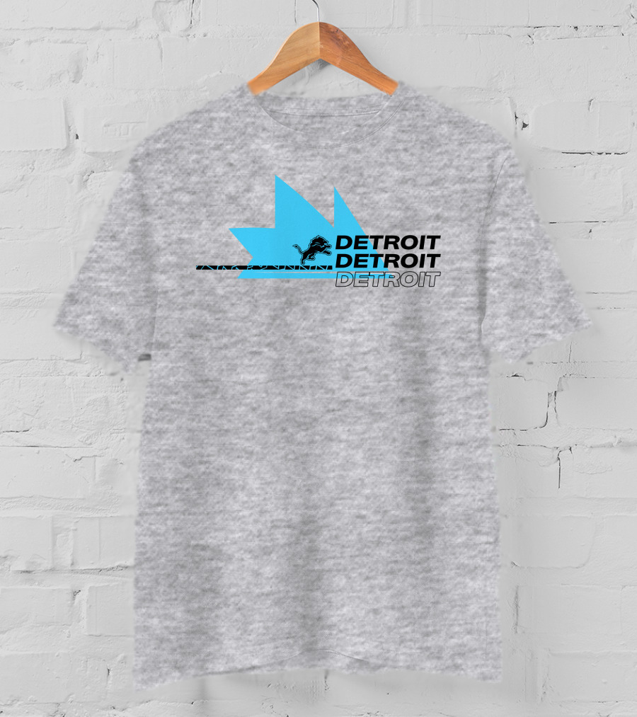 Detroit Lions Ninja Roaring Detroit Spirit T-Shirt