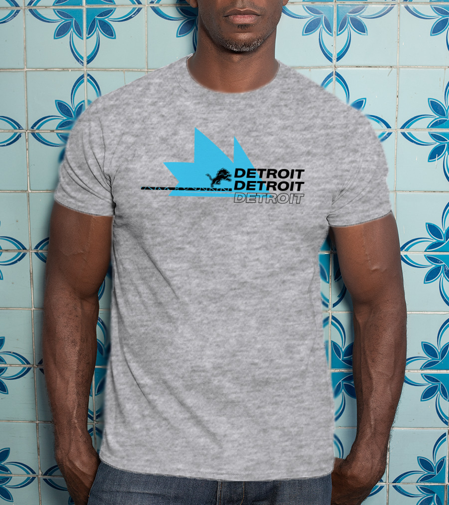 Detroit Lions Ninja Roaring Detroit Spirit T-Shirt