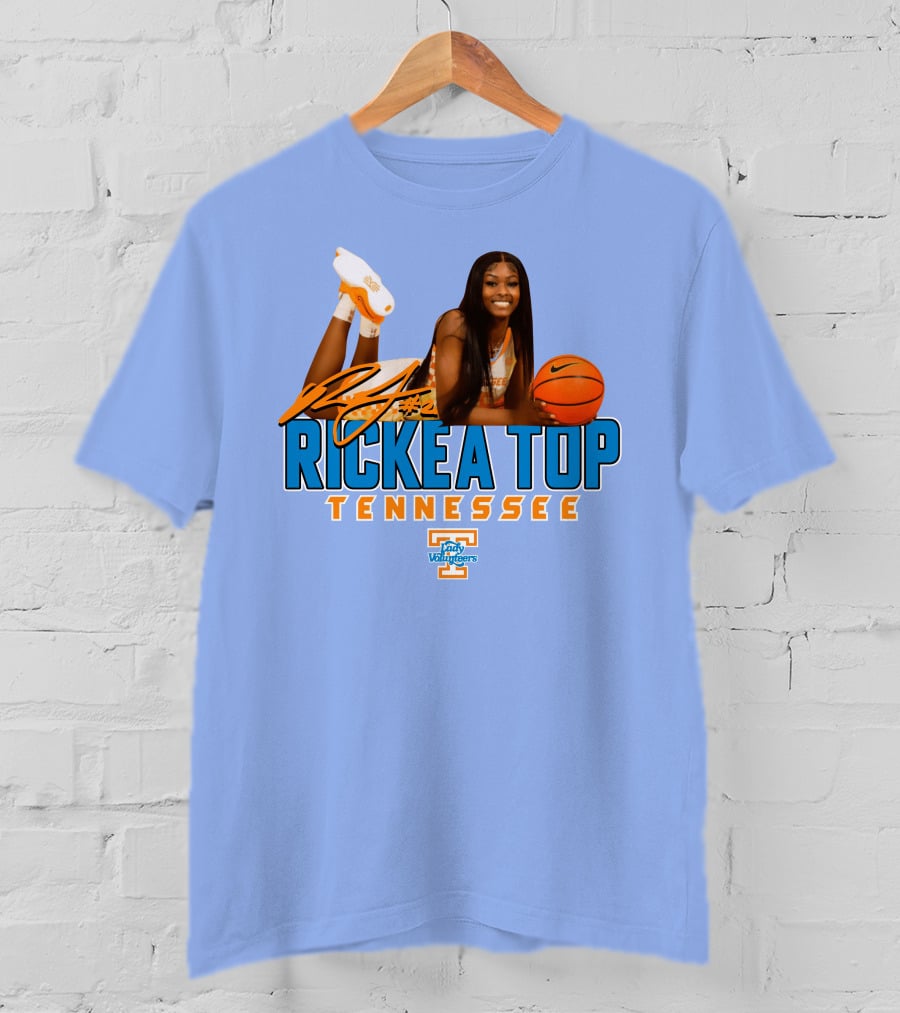 Rickea Top Tennessee Lady Vols Basketball Orange Mountain T-Shirt